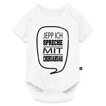 spruch lieblingshund zitat geburtstagsgeschenkidee - Baby Premium Kurzarmbody - Weiß - Vorne