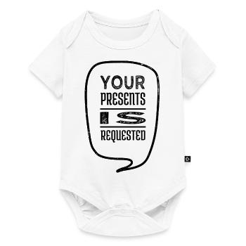 Geek Awkward Cool Noël Cadeau Citation Drôle - Body à manches courtes Premium Bébé - blanc - Devant