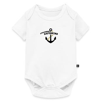 Stralsunder Hafenkind - Baby Premium Kurzarmbody - Weiß - Vorne
