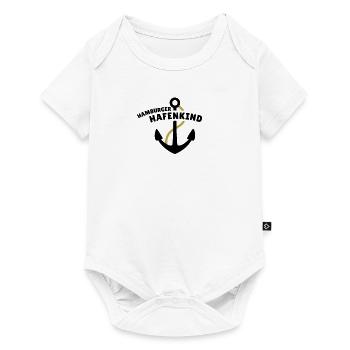 Hamburger Hafenkind - Baby Premium Kurzarmbody - Weiß - Vorne