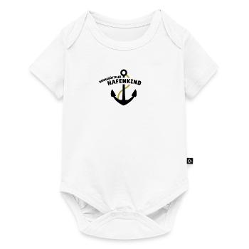 Brunsbütteler Hafenkind - Baby Premium Kurzarmbody - Weiß - Vorne