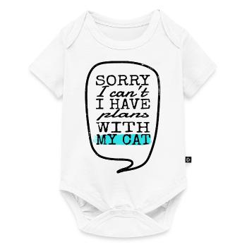 Pet Cat Cats Jokes Kitty Persian Cat - Baby Premium short-sleeve bodysuit - white - Front