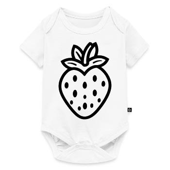 strawberry - Baby Premium short-sleeve bodysuit - white - Front