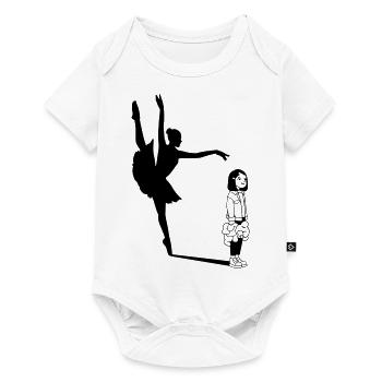 Ballet / Ballet Dancer / Ballerina - Baby Premium short-sleeve bodysuit - white - Front