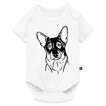 Chien de berger - Body à manches courtes Premium Bébé - blanc - Devant