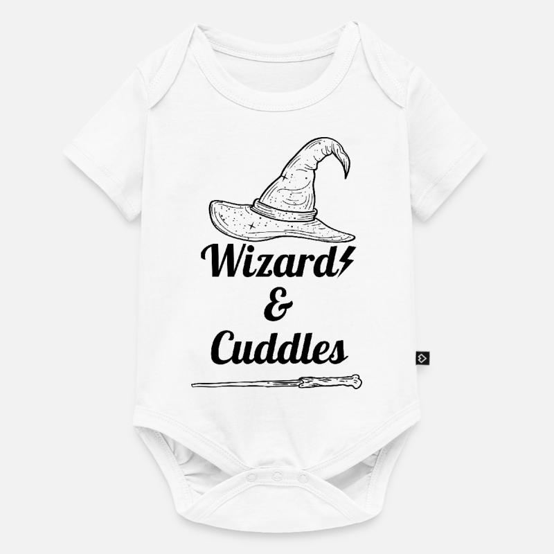 Wizard Cuddles - Baby Premium short-sleeve bodysuit - white