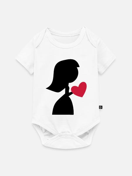 Braut - Baby Premium Kurzarmbody - Weiß