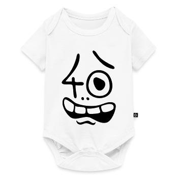 Uh oh, 40 years! - Baby Premium short-sleeve bodysuit - white - Front