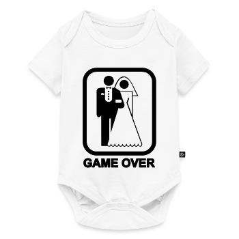 Game Over - Baby Premium Kurzarmbody - Weiß - Vorne