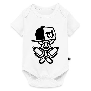 baby graffiti - Baby Premium short-sleeve bodysuit - white - Front