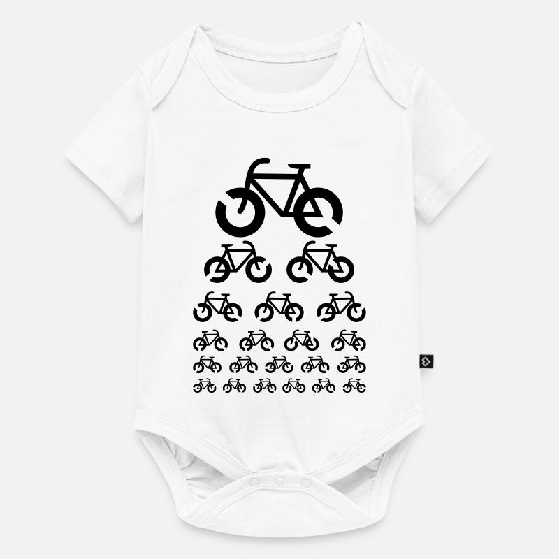 Bike Visual Test - Body à manches courtes Premium Bébé - blanc