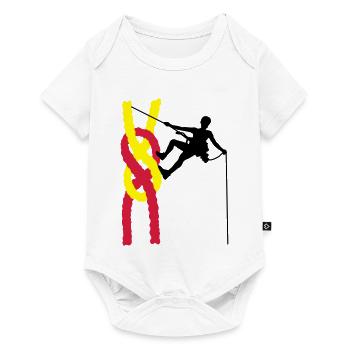 climbing - Baby Premium short-sleeve bodysuit - white - Front