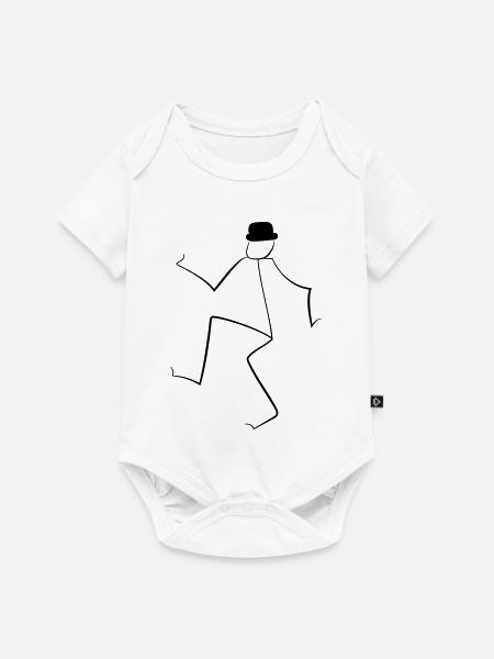 Tanz - Baby Premium Kurzarmbody - Weiß