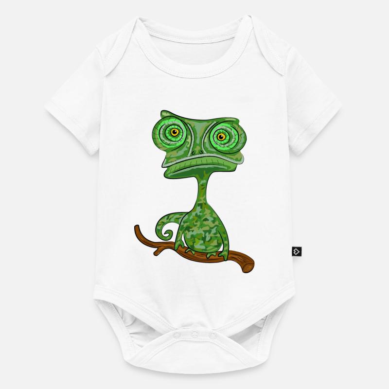 caméléon - Body à manches courtes Premium Bébé - blanc