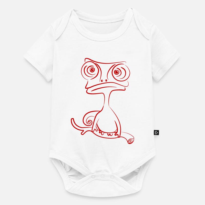 caméléon - Body à manches courtes Premium Bébé - blanc