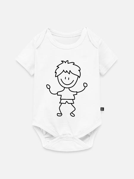 enfant - Body à manches courtes Premium Bébé - blanc