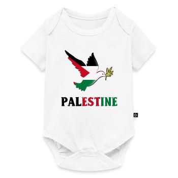 Palestine - Body à manches courtes Premium Bébé - blanc - Devant