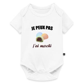 Je peux pas j'ai mochi - Body à manches courtes Premium Bébé - blanc - Devant
