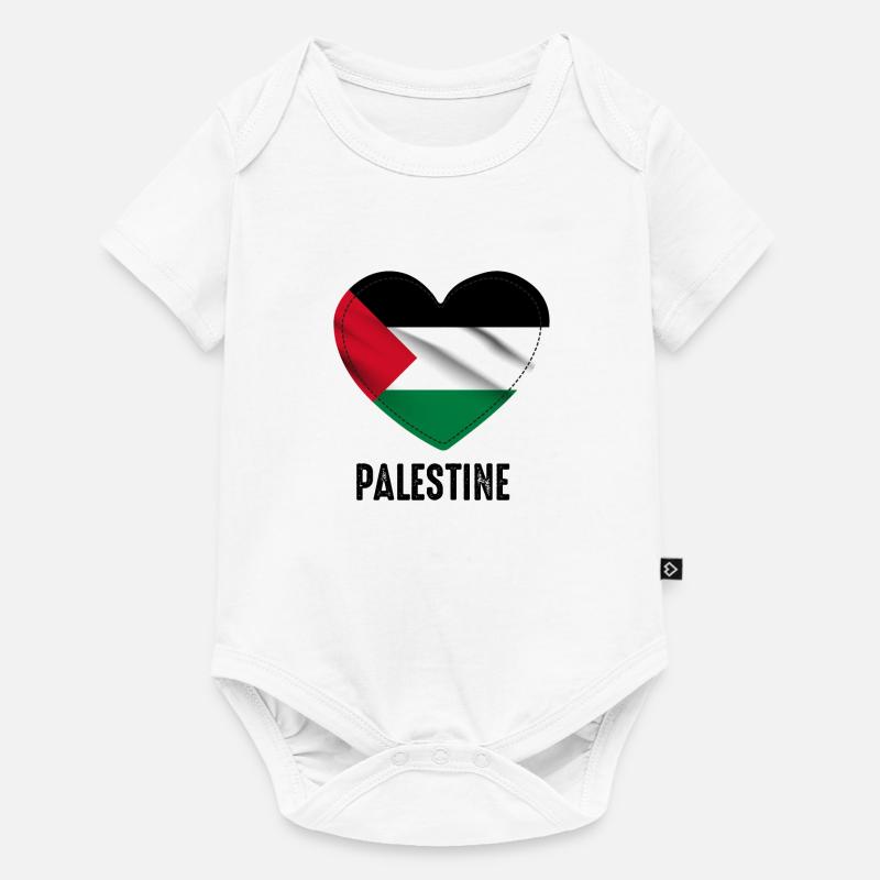Palestine - Body à manches courtes Premium Bébé - blanc