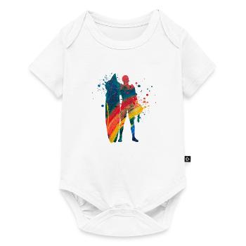 Surfing - Baby Premium short-sleeve bodysuit - white - Front