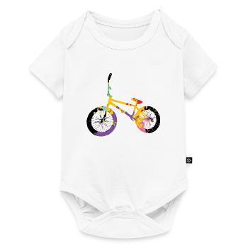 Bmx - Baby Premium short-sleeve bodysuit - white - Front