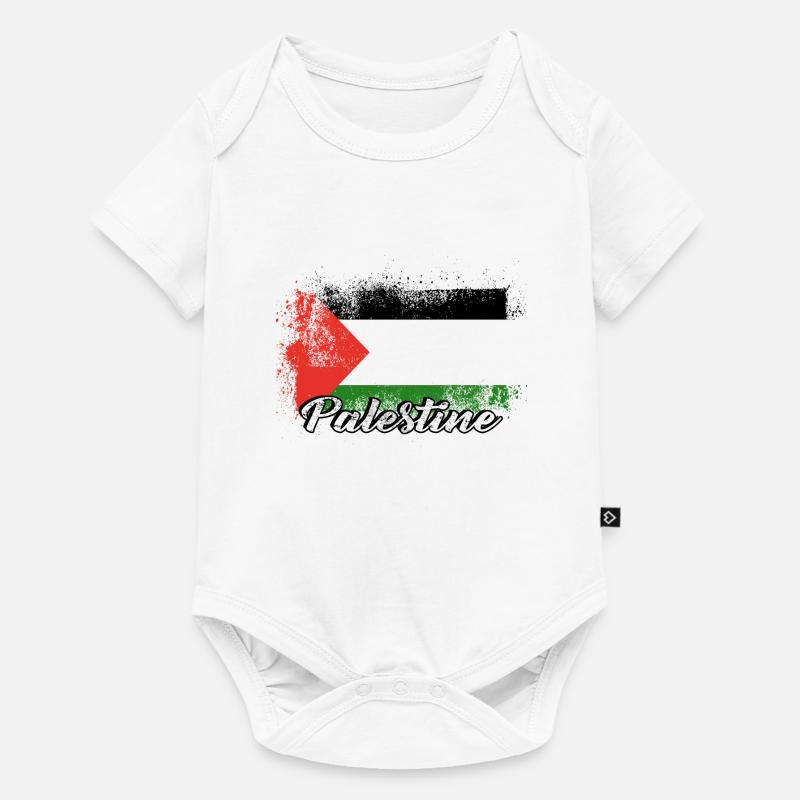 Palestine - Body à manches courtes Premium Bébé - blanc