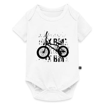 Bmx - Baby Premium short-sleeve bodysuit - white - Front