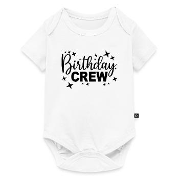 Birthday Crew Matching Group Birthday Party Outfit - Baby Premium short-sleeve bodysuit - white - Front