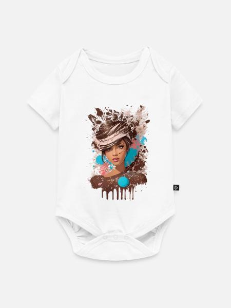 Sweet Lady - Baby Premium Kurzarmbody - Weiß