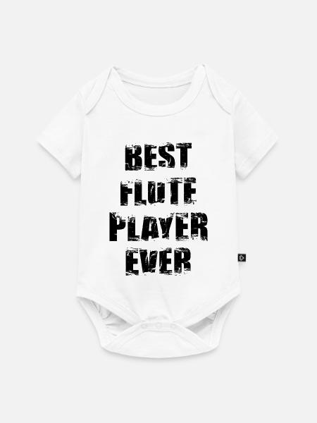 Flötenspieler - Baby Premium Kurzarmbody - Weiß