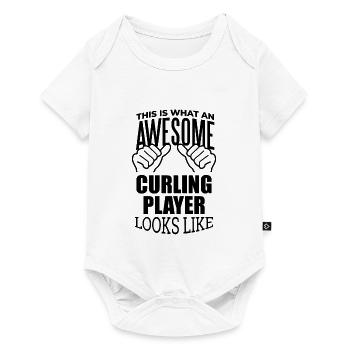 Curling - Baby Premium short-sleeve bodysuit - white - Front