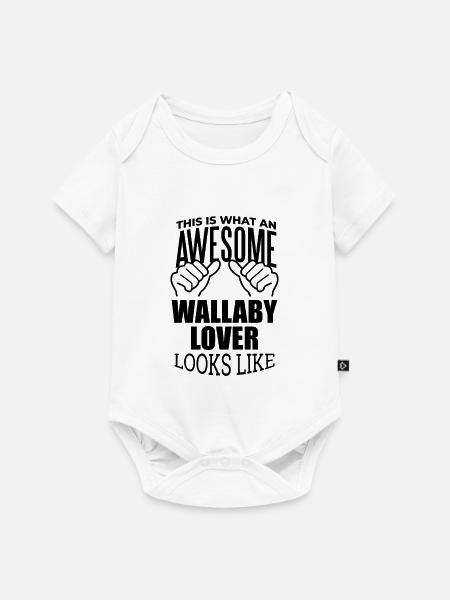 Wallaby Wallaby Wallaby - Baby Premium Kurzarmbody - Weiß