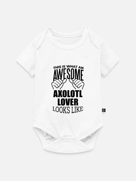 Axolotl Axolotl Axolotl - Baby Premium Kurzarmbody - Weiß