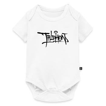 Talahon Tag Style - Baby Premium Kurzarmbody - Weiß - Vorne