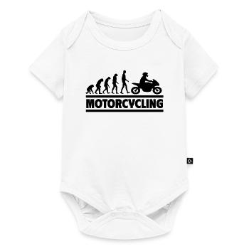 Motorcycling Evolution Perfect Gift Biker - Body à manches courtes Premium Bébé - blanc - Devant