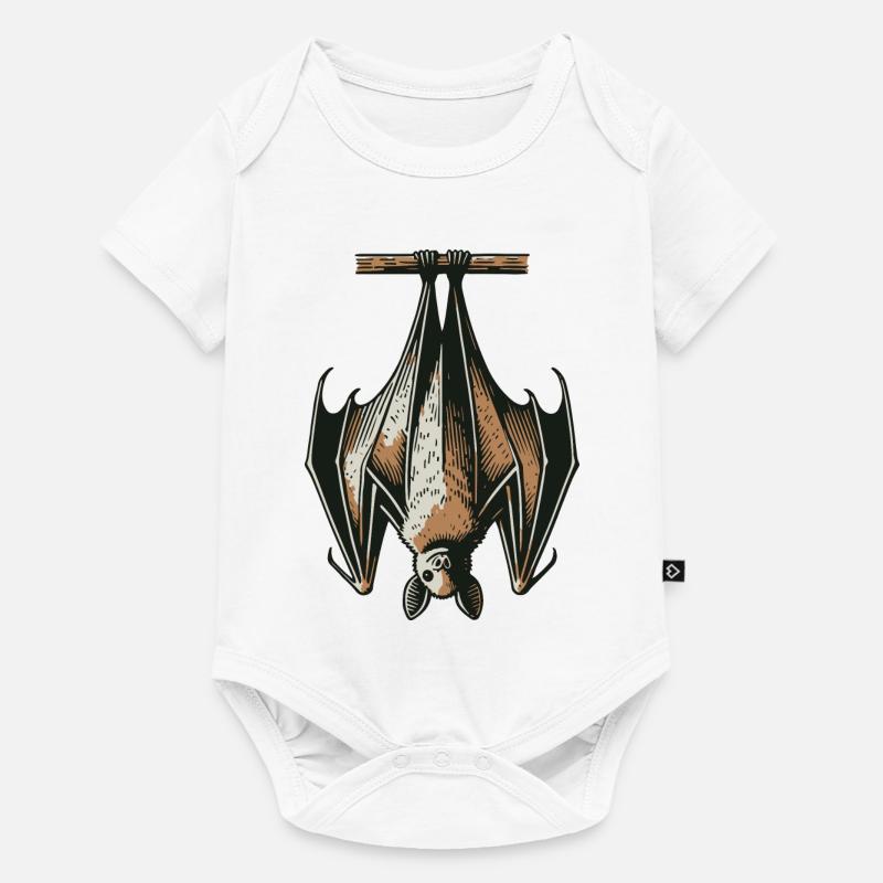 Chauve-souris - Body à manches courtes Premium Bébé - blanc