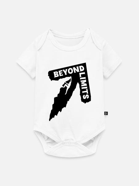 Beyond Limits - Climber [Schwarz] - Baby Premium Kurzarmbody - Weiß
