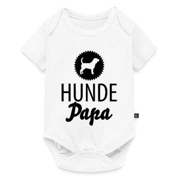 Papa chien - Body à manches courtes Premium Bébé - blanc - Devant