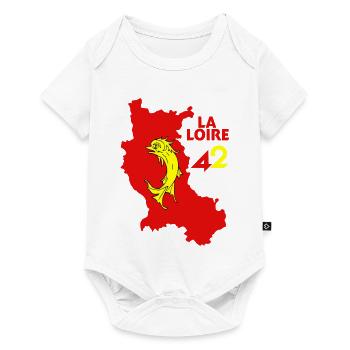 La Loire 42  - Body à manches courtes Premium Bébé - blanc - Devant