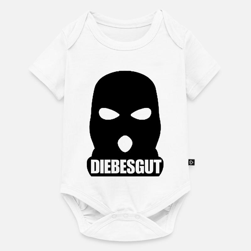 DIEBESGUT_LOGO - Body à manches courtes Premium Bébé - blanc