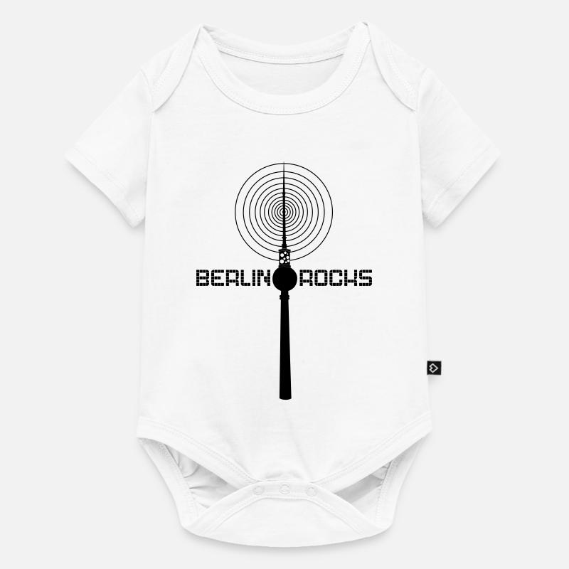Berlin Rocks - Baby Premium short-sleeve bodysuit - white
