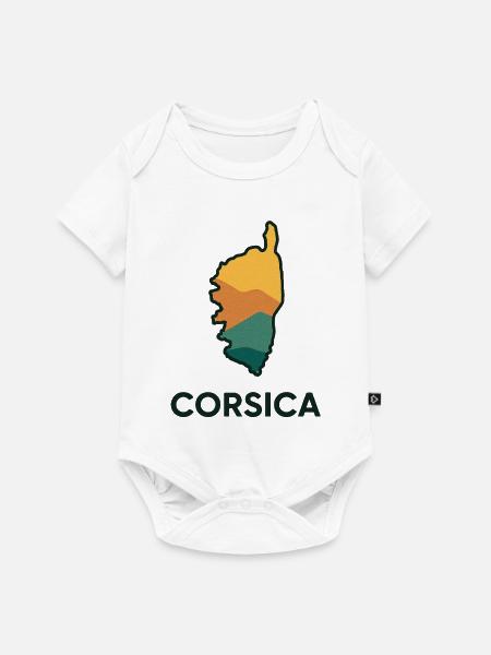 Corsica Bella - Baby Premium Kurzarmbody - Weiß