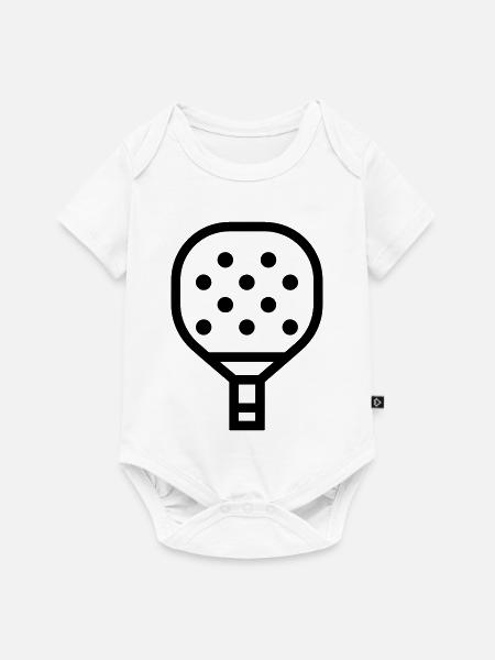 Padel - Baby Premium Kurzarmbody - Weiß