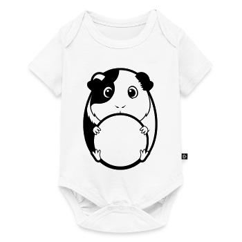 Fat guinea pig comic - Baby Premium short-sleeve bodysuit - white - Front
