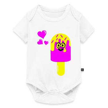 Eis Eiscreme - Baby Premium short-sleeve bodysuit - white - Front
