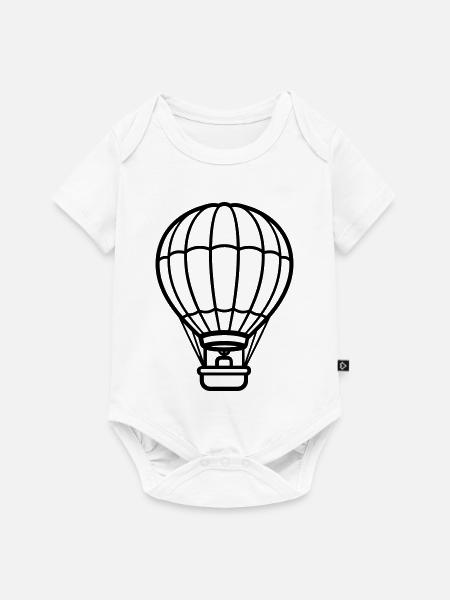 Luftballon - Baby Premium Kurzarmbody - Weiß