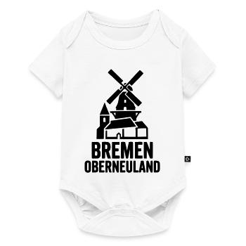 Oberneuland Bremen Skyline - Baby Premium Kurzarmbody - Weiß - Vorne