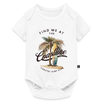 Find me at the coastline - Baby Premium Kurzarmbody - Weiß - Vorne
