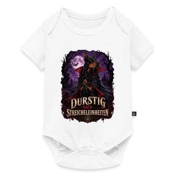 Bluthund - Baby Premium Kurzarmbody - Weiß - Vorne