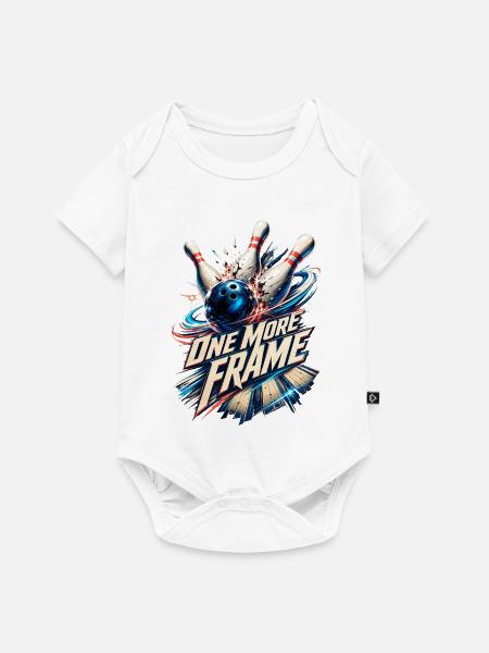 One More Frame Bowling - Baby Premium Kurzarmbody - Weiß